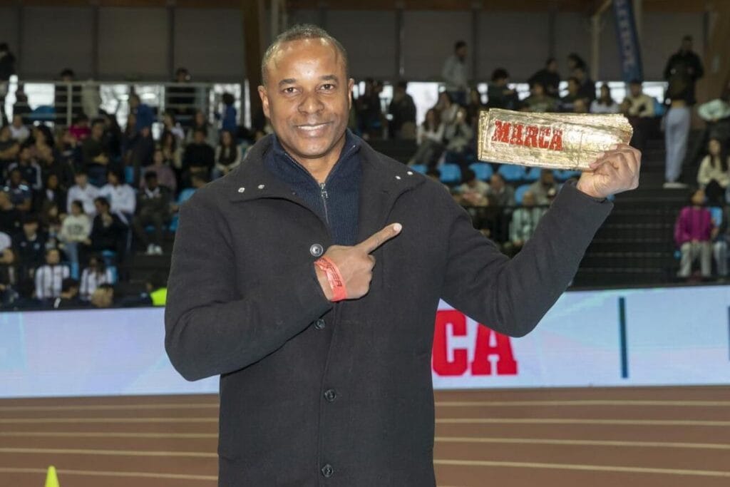 Iván Pedroso recibe un Marca leyenda