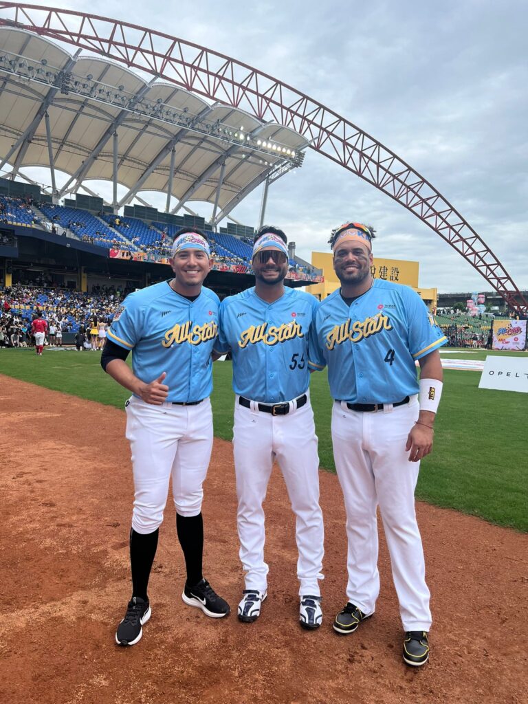 ELIÁN LEYVA TAMBIÉN CUMPLIÓ EN EL JUEGO DE LAS ESTRELLAS EN TAIWÁN