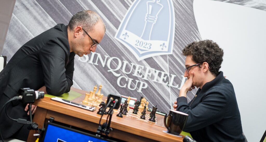 GM LEINIER DOMINGUEZ:  TABLAS VS CARUANA Y HOY FRENTE A NEPOMNITACHI