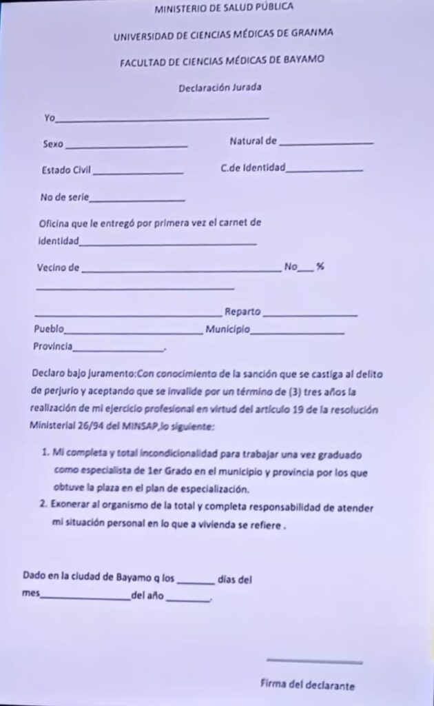 LOS MÉDICOS, EL CAPITIS DIMINUTIO Y LA DICTADURA EN CUBA