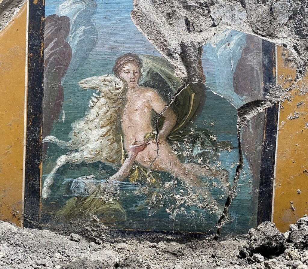 DESCUBREN EN POMPEYA FRESCOS DE DOS MIL AÑOS DE ANTIGUEDAD