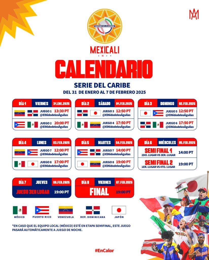 REVELAN CALENDARIO DE JUEGOS PARA MEXICALI 2025 5 REVELAN CALENDARIO DE JUEGOS PARA MEXICALI 2025