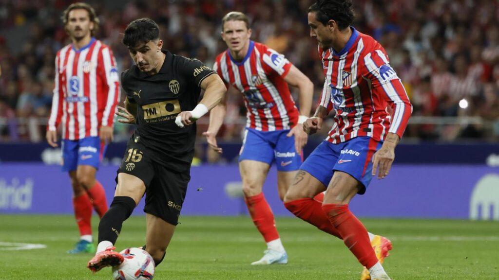 EL ATLÉTICO RECUPERA EL SEGUNDO PUESTO TRAS GOLEAR AL VALENCIA
