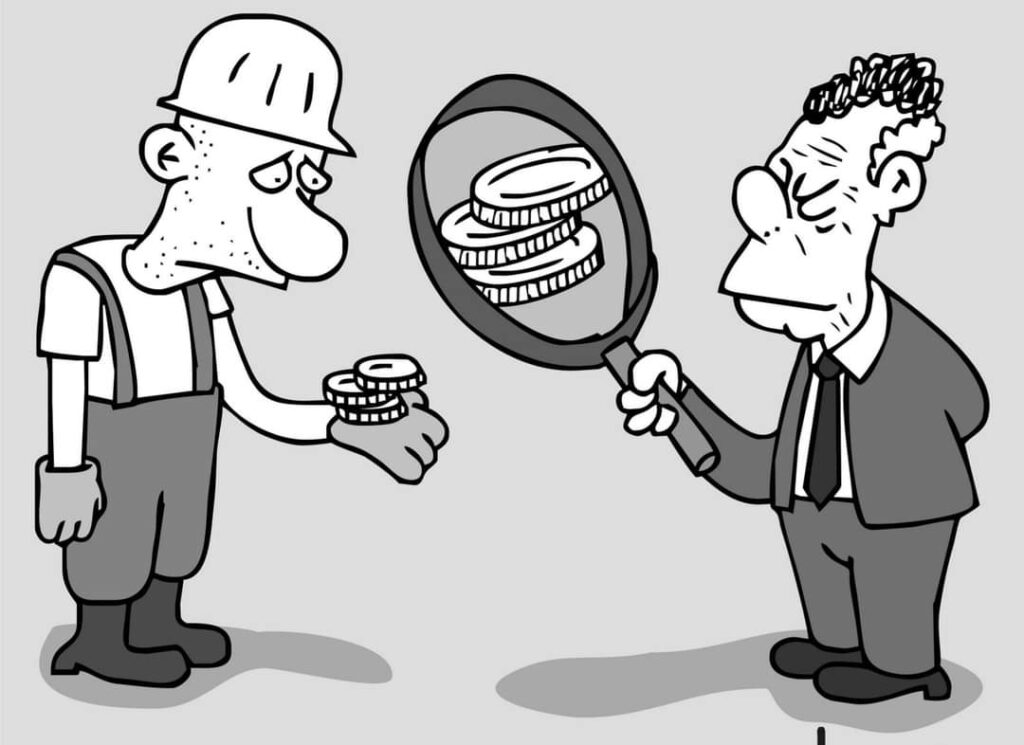 LAS CUENTAS SIEMPRE SE SACAN DE UN SOLO LADO