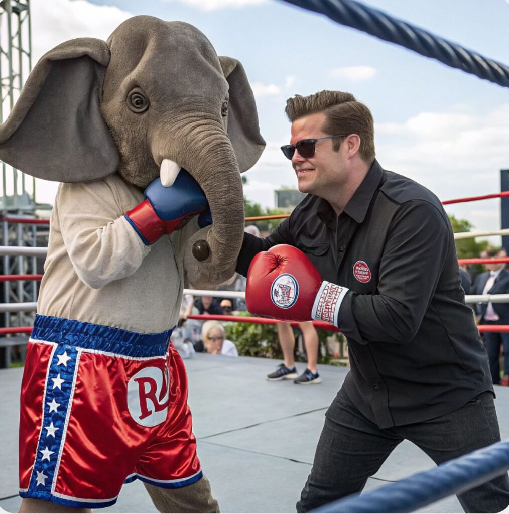 MATT GAETZ SALE PORQUE, SENCILLAMENTE, EL DEEP STATE SIGUE GOBERNANDO A EE UU