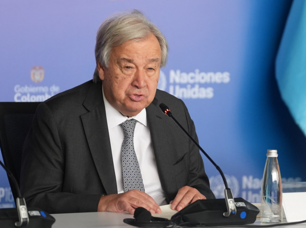 ANTÓNIO GUTERRES PIDE A LOS LÍDERES DEL G20 "DAR UN PASO ADELANTE" POR LA PAZ EN UCRANIA Y GAZA