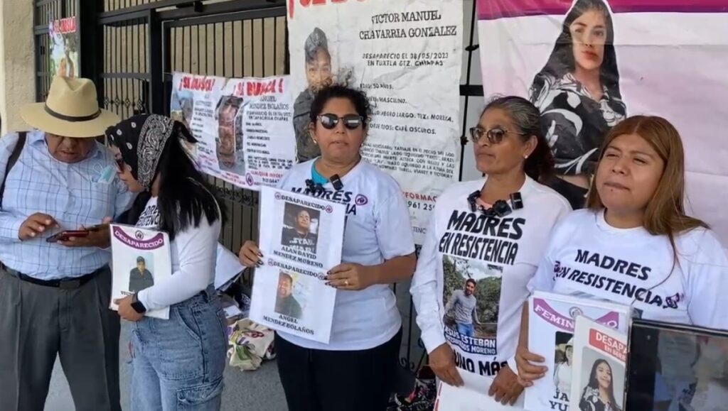 MADRES INICIAN HUELGA DE HAMBRE POR DESAPARICIONES Y FEMINICIDIOS EN EL SUR DE MÉXICO
