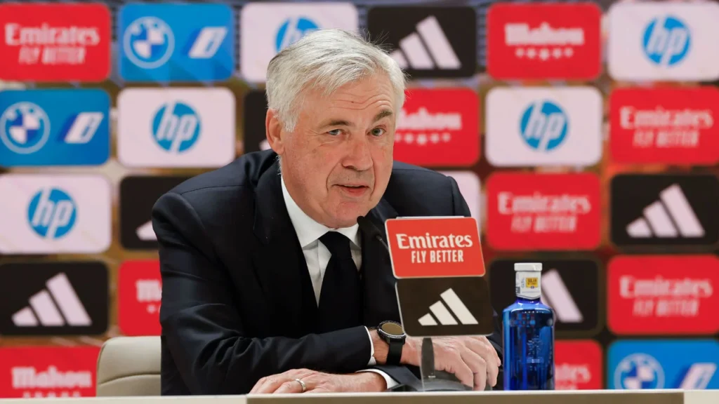 ANCELOTTI: "HE OÍDO DECIR QUE JUGAMOS MUY MAL AL FÚTBOL Y SOMOS LÍDERES" 7 ANCELOTTI: "HE OÍDO DECIR QUE JUGAMOS MUY MAL AL FÚTBOL Y SOMOS LÍDERES"