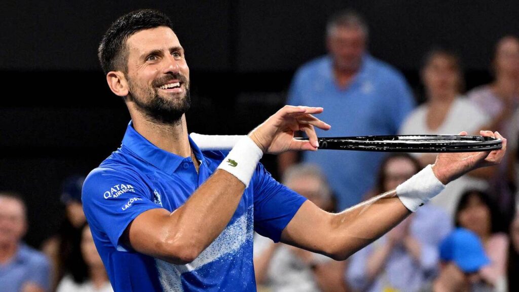 DJOKOVIC GANA AL FRANCÉS MONFILS Y PASA A CUARTOS EN BRISBANE