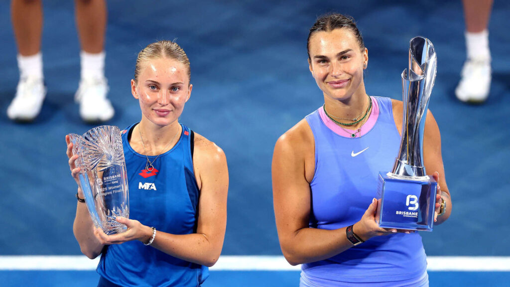 LA BIELORRUSA SABALENKA GANA EL TÍTULO EN BRISBANE