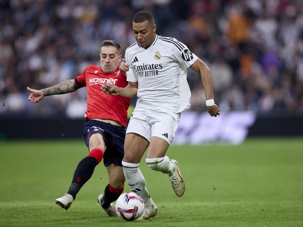 REAL MADRID IGUALA A UNO CON EL OSASUNA Y QUEDA EXPUESTO A PERDER EL LIDERATO