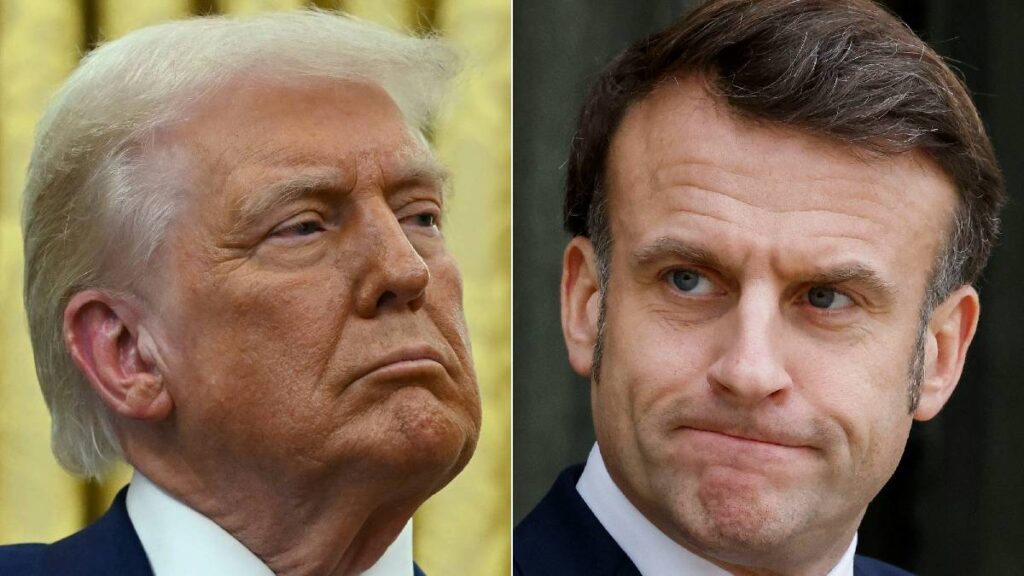 MACRON DIRÁ A TRUMP QUE TIENE QUE PRESIONAR A PUTIN PARA QUE ACEPTE UNA PAZ VERDADERA