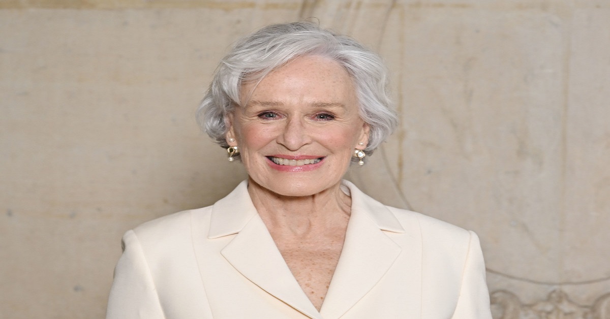 En la foto la alureada actriz estadounidense Glenn Close