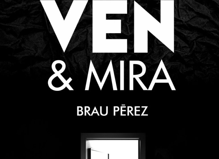 En la foto, la protada del libro Ven y Mira, del escritor cubano Brau Pérez