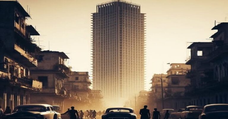 En la foto, una imagen generada por Inteligencia Artificial de La Habana