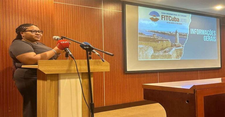 En la foto, una imagen del Hotel Mona Lisa, de Luanda, donde Cuba invitó a Angola a la Feria del Turismo de La Habana