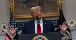 En al foto, el presidente de Estados Unidos, Donald Trump