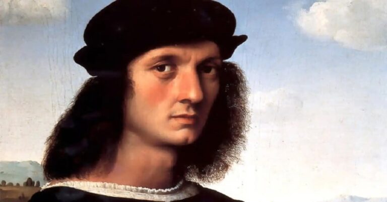 En la foto el artista Rafael Sanzio