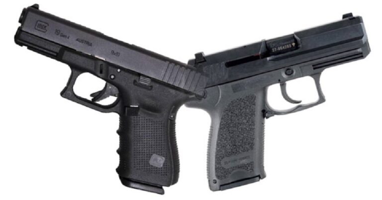 En la foto se observan pistolas españolas