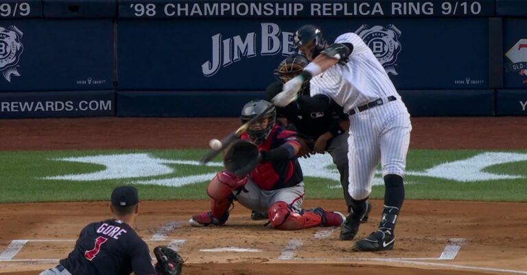En la foto, el jonronero de los Yankees Aaron Judge