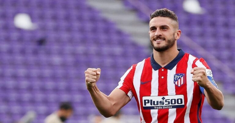 En la foto, Koke, el capitán del Atlético de Madrid