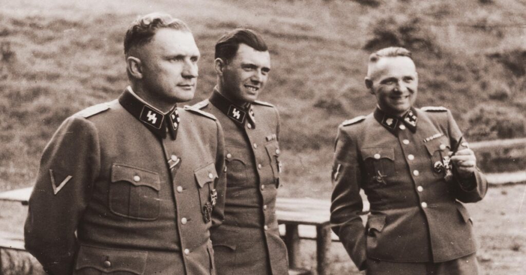 En la foto, criminales de guerra nazis