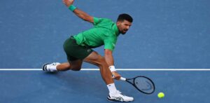 En la foto el tenista serbio Novak Djokovic