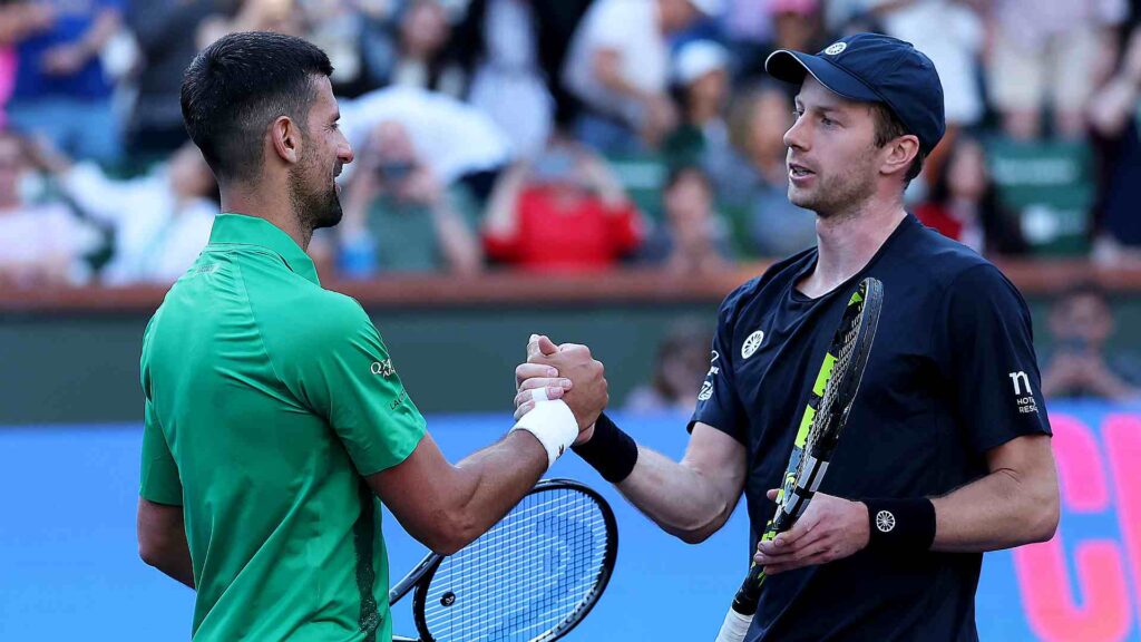 DJOKOVIC DICE ADIÓS TEMPRANO A INDIAN WELLS AL CAER ANTE VAN DE ZANDSCHULP