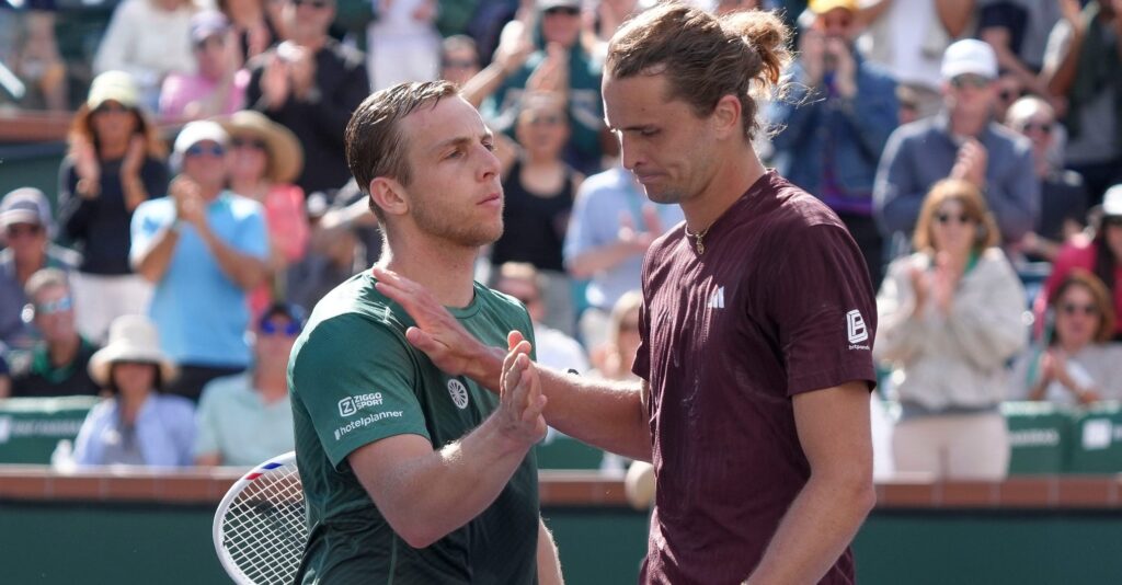 ZVEREV ELIMINADO POR GRIEKSPOOR EN INDIAN WELLS