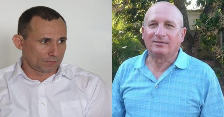 En la foto, JOsé Daniel Ferrer y Félix Navarro