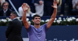 En la foto, el tenista español Carlos Alcaraz