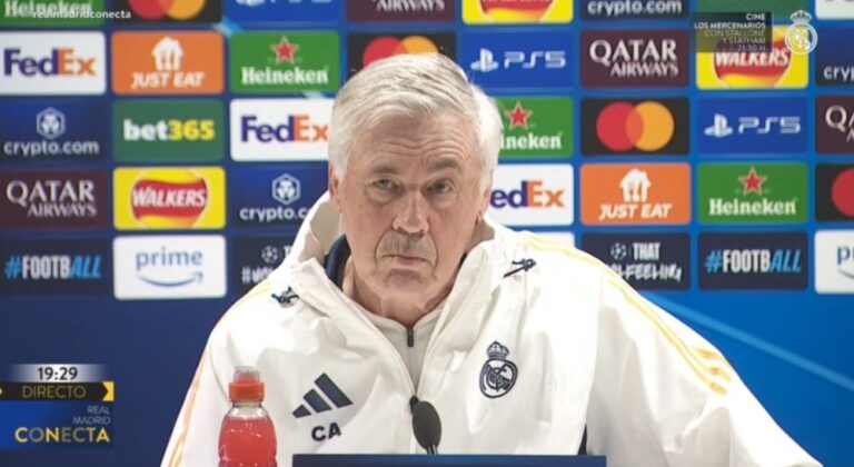 En la foto, Carlo Ancelotti, el entrenador del Real Madrid