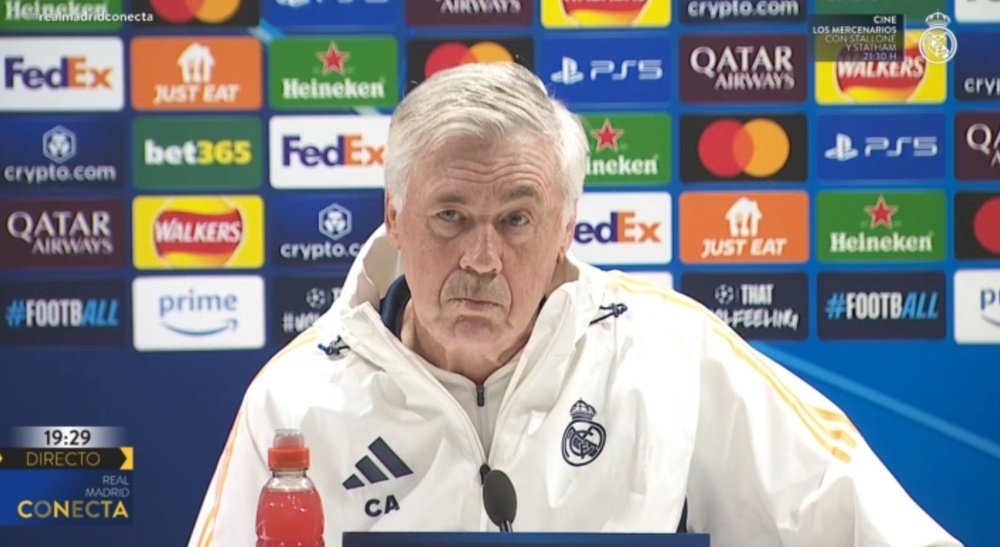 En la foto, Carlo Ancelotti, el entrenador del Real Madrid