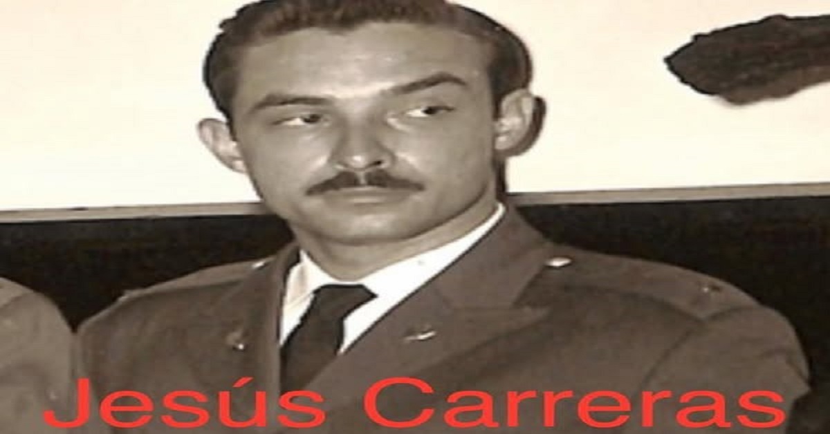En la foto, el comandante Jesús Carreras