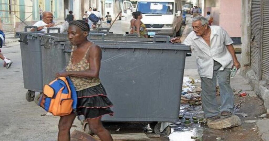 En la foto, mendigos en La Habana, Cuba