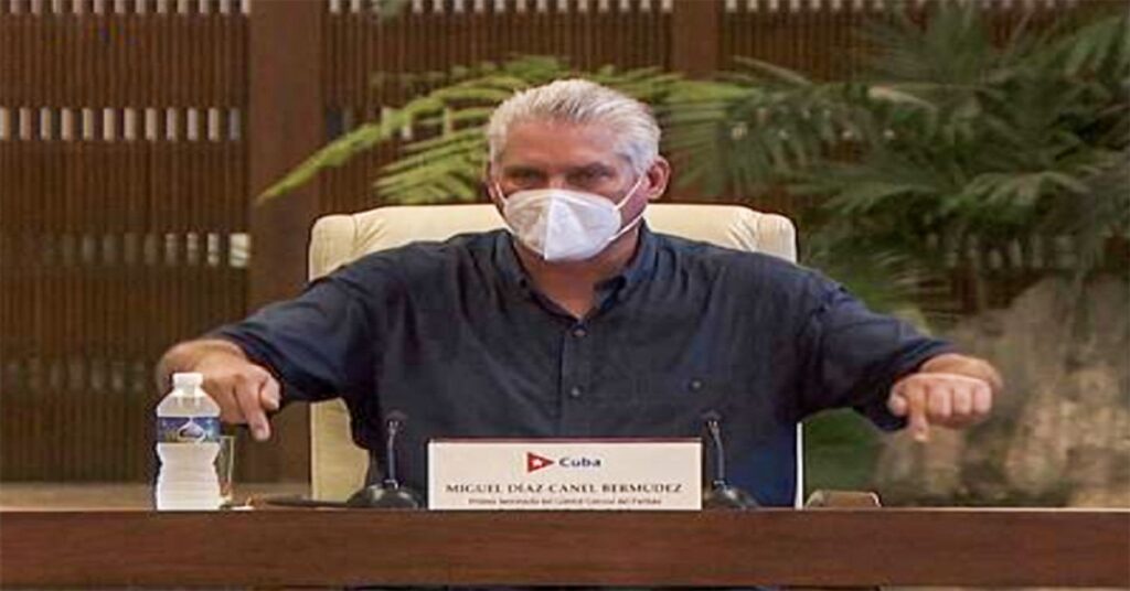 En la foto, el impuesto presidente de Cuba, Miguel Díaz-Canel