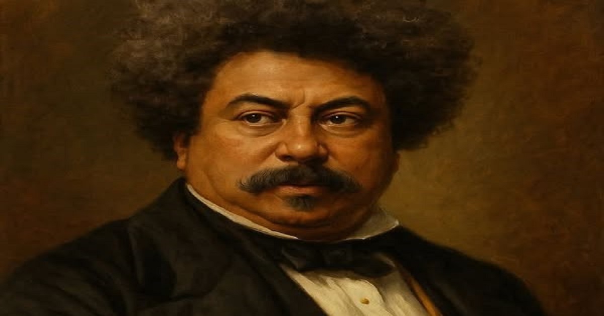 En la foto, el escritor francés Alejandro Dumas