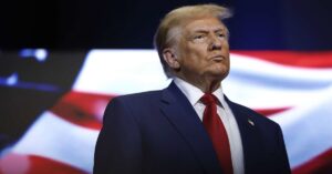 En la foto, el presidente de Estados Unidos, Donald Trump