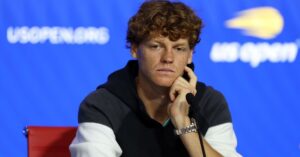 En la foto, el tenista italiano Jannik Sinner