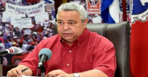 En la foto, Ulises Guilarte do Nascimento, dirigente de la Central de Trabajadores de Cuba