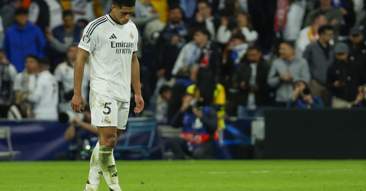 En la foto, el centrocampista Jude Bellingham