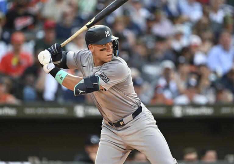 En la foto, el jonronero de los Yankees de Nueva York, Aaron Judge