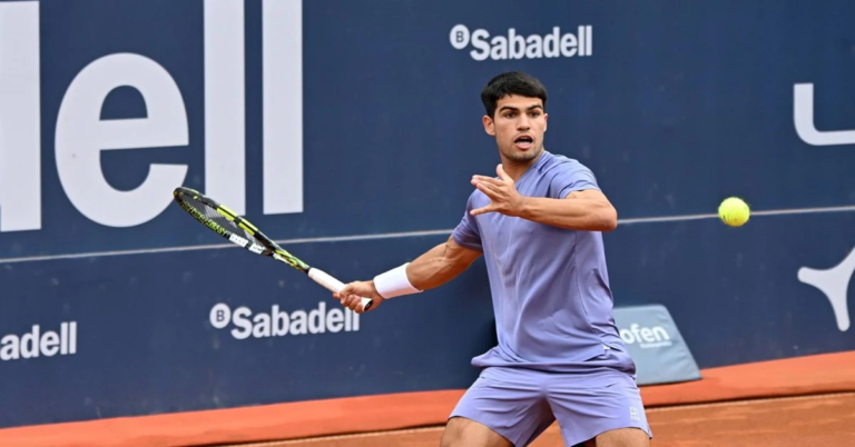 En la foto, el tenista español Carlos Alcaraz