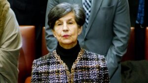 En la foto, Isabel Allende, hija del expresidente chileno Salvador Allende