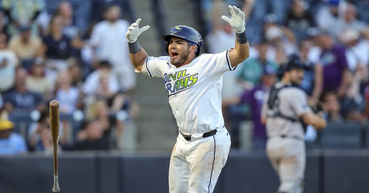 En la foto, el mexicano Aranda tras decidir ante Yankees