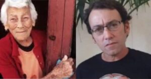 En la foto, José Gabriel Barrenechea y su madre