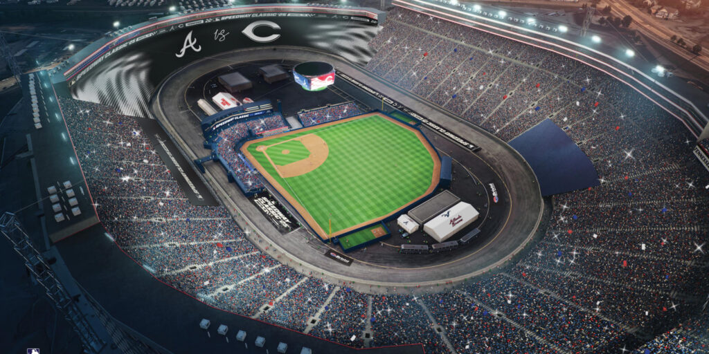 En la foto, el Bristol Motor Speedway