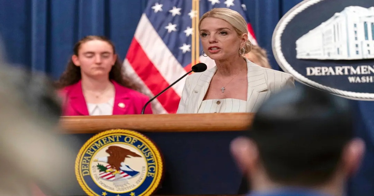 En la foto, la secretaria de Justicia de Estados Unidos, Pam Bondi