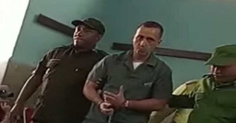 En la foto, Ernesto Borges en prisión