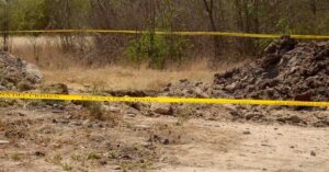 En la foto, zona de Colima donde se encontraron fosas clandestinas con cadáveres